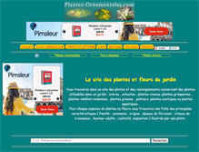 Tablet Screenshot of plantes-ornementales.com